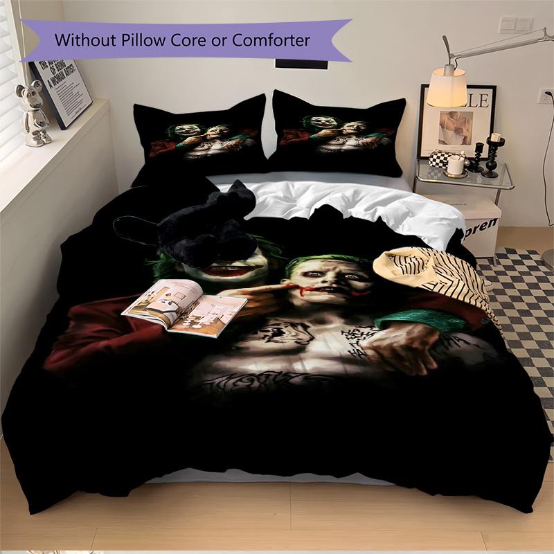 Joker'S Transformation Print 3Pcs Bedding Setduvet Cover With 2 Bedropillowcase Home Birthday Gift