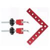 3 Pcs Set Right Angle Clamp 12cm Aluminum Alloy 90 Degree Positioning Squares Woodworking Cabinet Corner Clamp