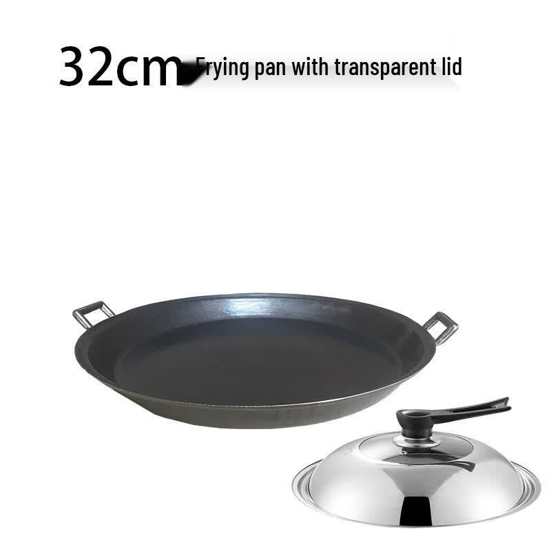 Traditional Heavy-Duty Cast Iron Frying Pan