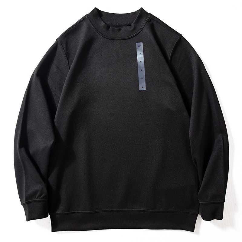 Men's Tops, New Autumn and Winter Solid Color Basic Versatile Loose Long-Sleeved Skin-Friendly Warm Double-Sided Velvet Base Shirt