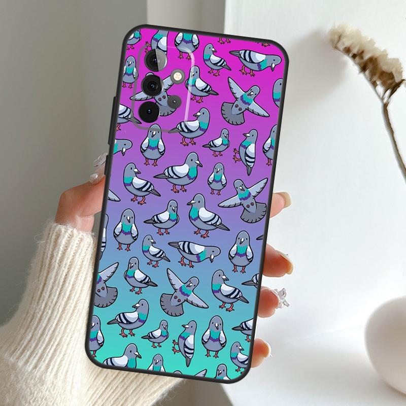 

The Pigeons Case For Samsung Galaxy A55 A15 A35 A56 A06 A16 A26 A36 A32 A52 A13 A33 A53 A14 A34 A54 A17 Samsung A14