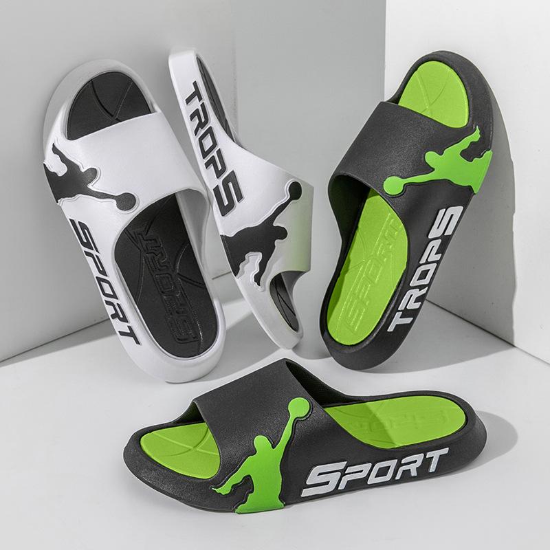 Fashion Men's Slippers New Summer Sports Slippers Outdoor Non-Slip Couples Home Bathroom Sandals and Slippers Ciabatte Uomo Flip Flop 45
