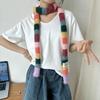 Elegant Multipurpose Scarf Sophisticated Girls Neckerchief Punk Decorative Scarf for Adding Personality to Any Ensemble