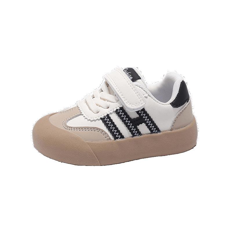 Children's Fashion Anti-kick Classic Low-top Board Shoes 2025 Spring New Korean Version of Boys and Girls Color Matching Casual Small Single Shoes