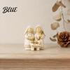 Hand Painted Christmas Sculptures Mini Resin Nativity Figurine for Desktop Decor Holy Family Manger Ornaments Scene Ornaments Compact Religious