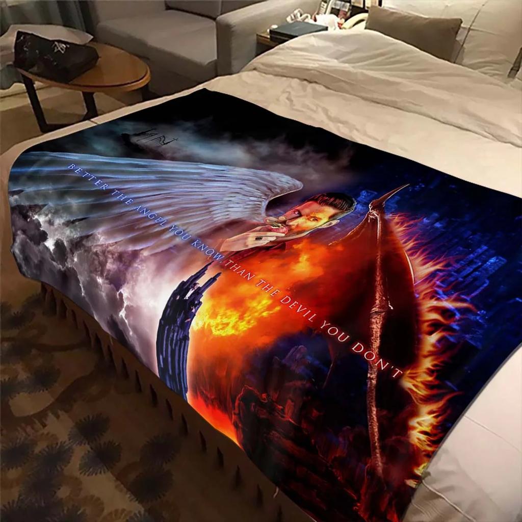Devil Detective Blanket Demon Lucifer Drama Series Blanket This Is My Watching Blanket Bedspread Sofa Warming Cover