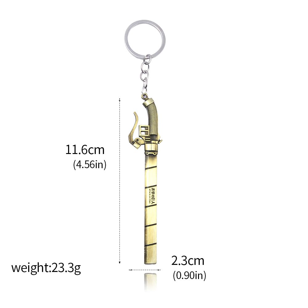 Attack on Titan Scout Regiment 3D Maneuver Gear Cosplay Gift [Sizuuenn] Keychain, Accessory, Photograph, Souvenir,