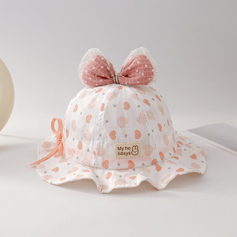 

Милые детские панамы для новорожденных принцесс, панамы для девочек с защитой от ультрафиолета, рыболовные шапки с завязками и регулируемыми солнцезащитными шляпами оранжевый