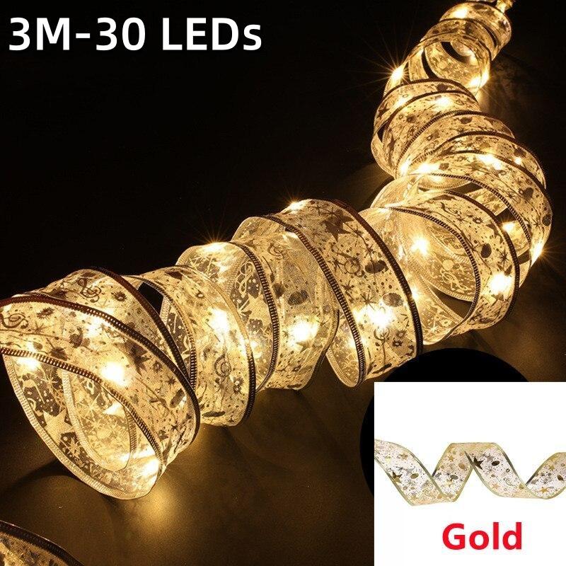 LED pasakų juostelės lemputės Kalėdų puošmenos Kalėdų eglutės papuošalai lankeliai šviesų stygos Navidad Natal namų dekoras