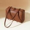 Large-capacity Underarm Bag Fashionable and Versatile Genuine Leather Single-shoulder Bag