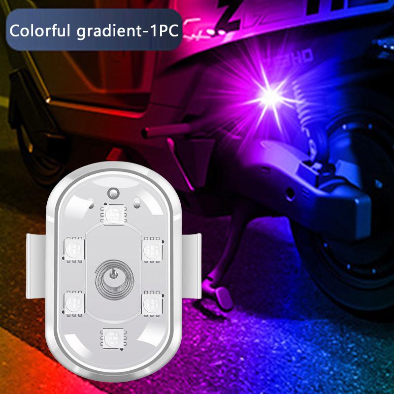 SEAMETAL Aircraft Strobe Lights Motorcycle Lights RGB Led Aircraft Strobe Lights Model Airplane Fixed Wing Bicycle Flashing Taillight