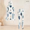 Women Plus Size Hooded Long Sleeve Printed High Low Top And Fitted Pants Two Piece Set