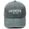 Hot Sale DAD MOM Embroidered Baseball Cap Washed Retro Male and Female Couples Casual Versatile Hat