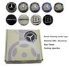 4 Stück 75mm Auto Radnabenkappen Schwimmende Mittelkappen für Mercedes Benz W203 W204 W205 W176 W177 W212 W213 A B C E S GLC GLE