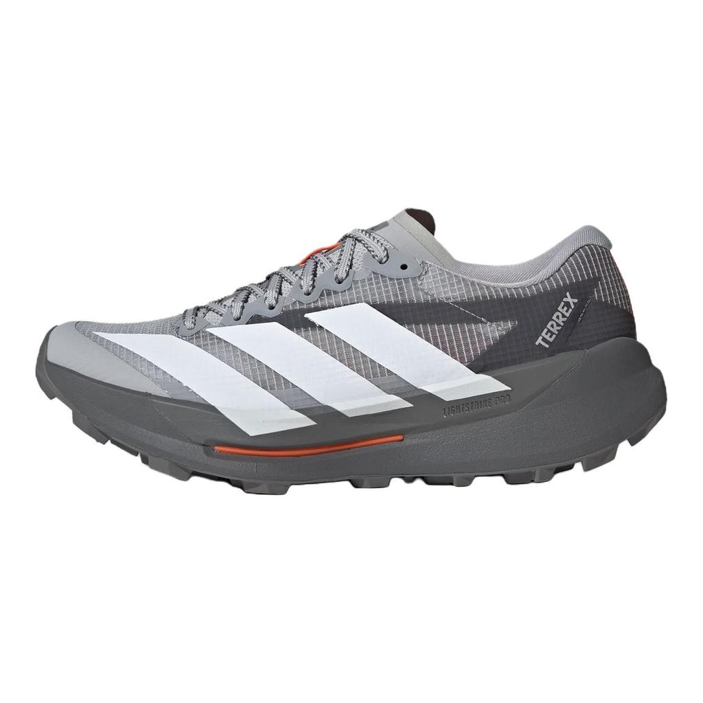 adidas Agravic Trail Running Shoes Unisex Gray White JS3518