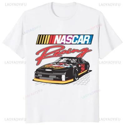 Portret Vintage NASCAR Daytona 500 Shirt Racen Zomer Trend Harajuku Korte Mouw Unisex Grap