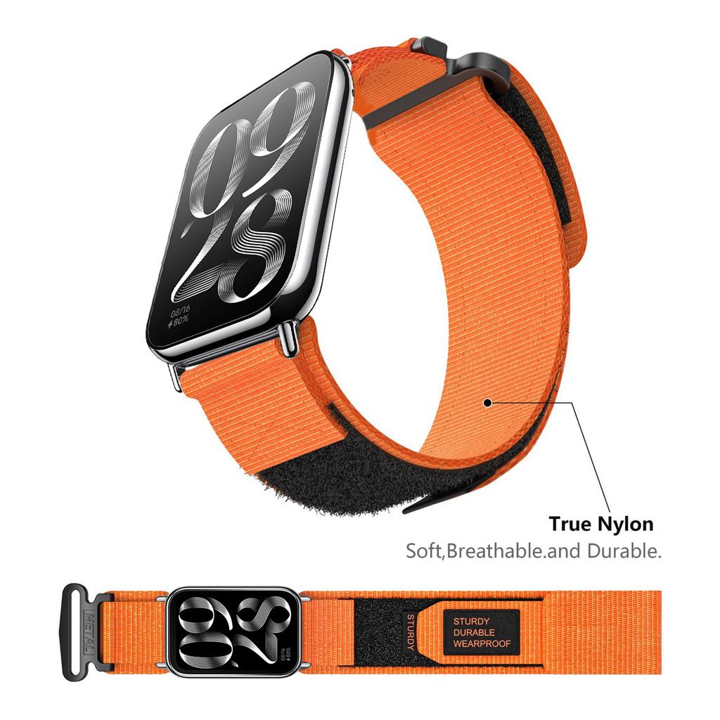 Nylon Loop Strap For Redmi Watch 5 4 Sport Bracelet Interchangeable Wristband For Xiaomi Mi Band 9/8 Pro Adjustable Watch Strap