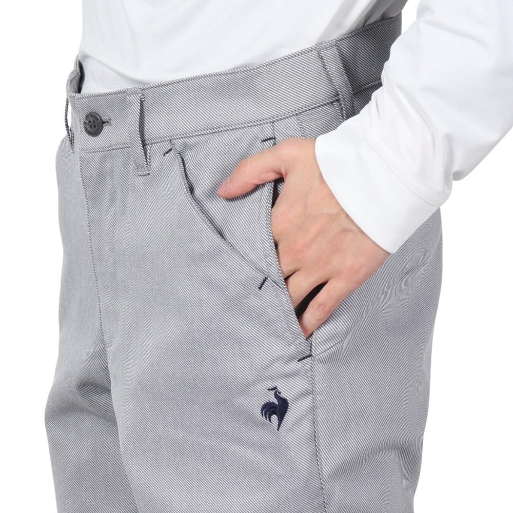 Coq Sportif Golf Pants Heat Navi Long Pants Cold Protection Warm Golf LG4FLPC0M GY00 [Le Golf] [Stretch Forcer] Men's (Gray)
