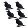 Halloween Flocked Black Crow Ornament - Party Decoration Prop Shirt