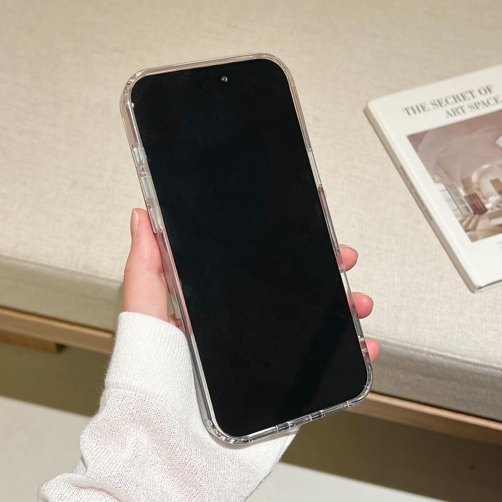 For iPhone 17 Pro Max Case Dual Color Gradient Electroplated Protective TPU Phone Cover