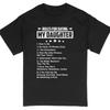 32 Lustige Regeln für Meine Tochter T-Shirt Väter Humor Beschützender Vater Shir
