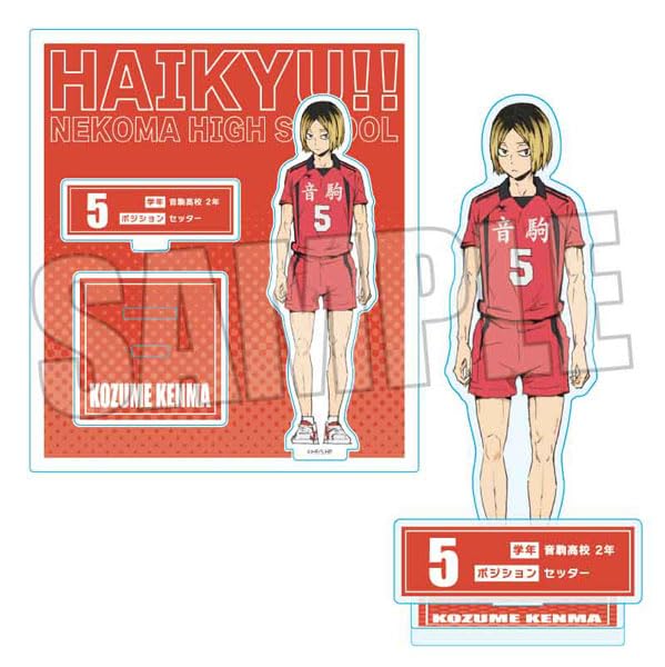 Kenma Kozume Acrylic Stand Nekoma Haikyuu Official Merchandise