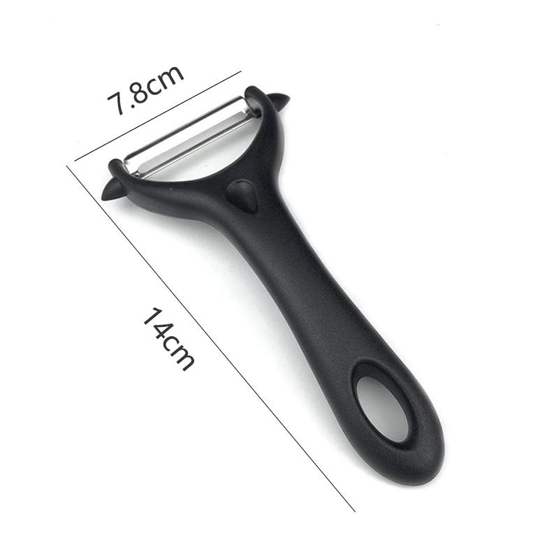 2 In 1 Rotary Peeler Y-Shaped Potato Peeler Stainless Steel Fruit Vegetable Peeler Carrot Potato Slicer Kitchen Grater Peeler