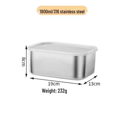 Zhishi 316 Nerezová nádoba na potraviny