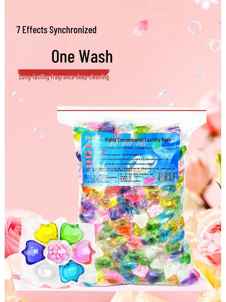 Fan Xiaochun 100-Piece 7-in-1 Laundry Pods with Long-lasting Fragrance