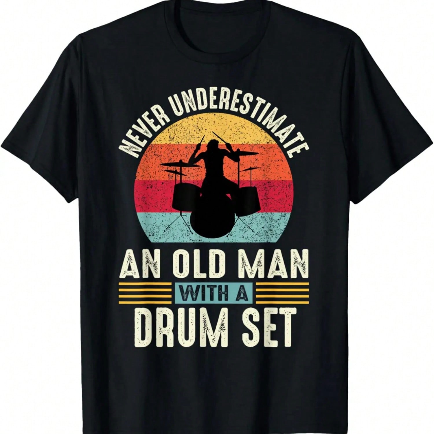 Peace Love Rock & Roll Skeleton Hand Halloween Music Concert T-Shirt S разноцветный