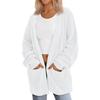 Women S Long Knit Cardigan V Neck Loose Fit Sweater Coat
