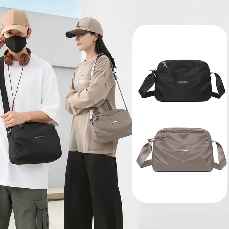 Solid Color Crossbody Bag Sport Shoulder Bag