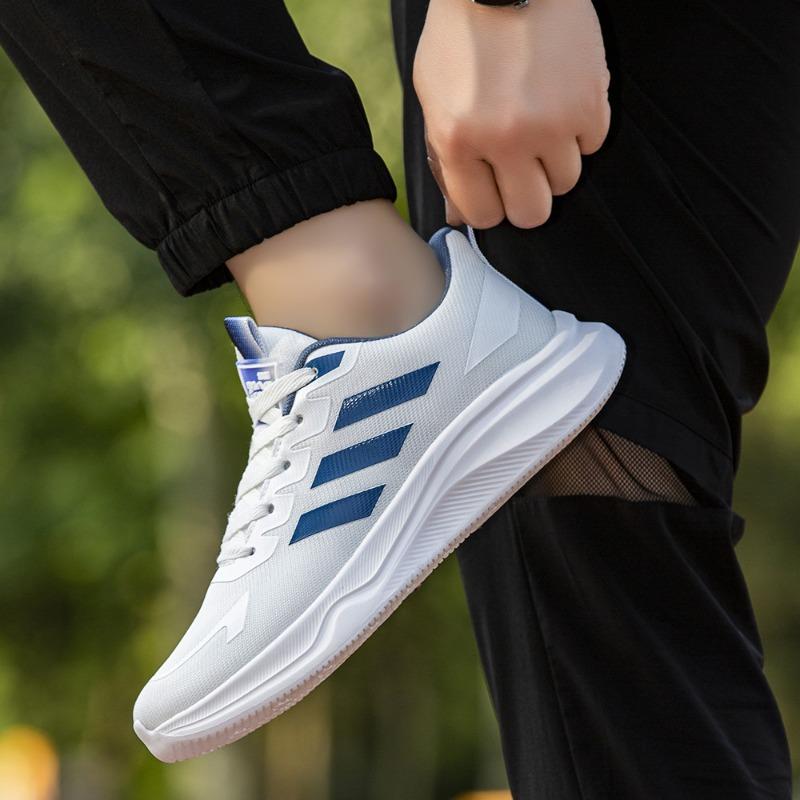 Men's Summer Lightweight Breathable Running Shoes Soft Sole Versatile Athletic Sneakers.