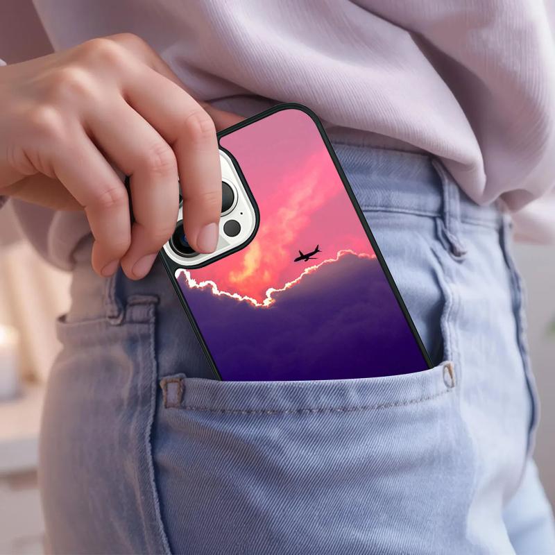 Aircraft Plane Airplane Phone Case For iPhone 17 Air 15 16e 14 13 Pro Max Coque 12 11 Pro Max PLUS cover