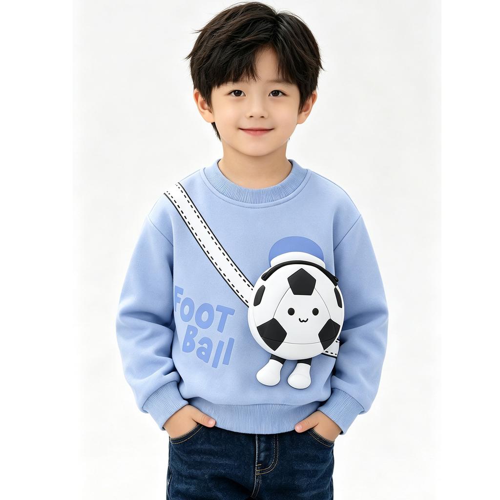 Boys Girls Long Sleeve T-Shirt Casual Layering Base Layer with 3D Print for Daily Wear