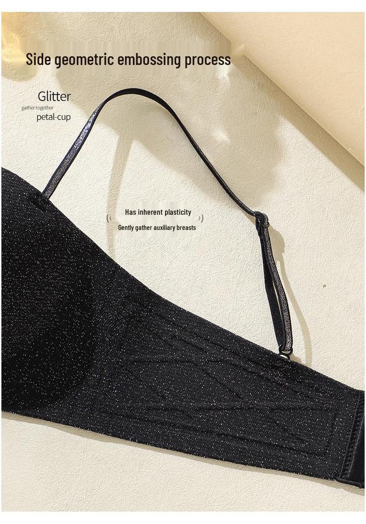 Premium Seamless Push-Up Rhinestone Petal Bra for Women – Enhances Small Bust and Prevents Sagging