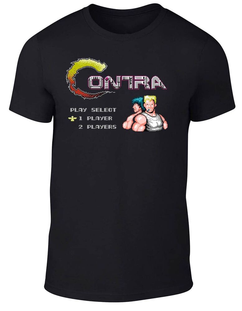 Contra NES Select Screen T-Shirt Unisex T-Shirt XXL