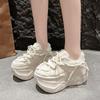 Fashion 9.5CM Women Platform Sneakers Casual Light Outdoor Lace Up Shoes High Quality Sneaker Breathable Fashion Sports Shoes For Female