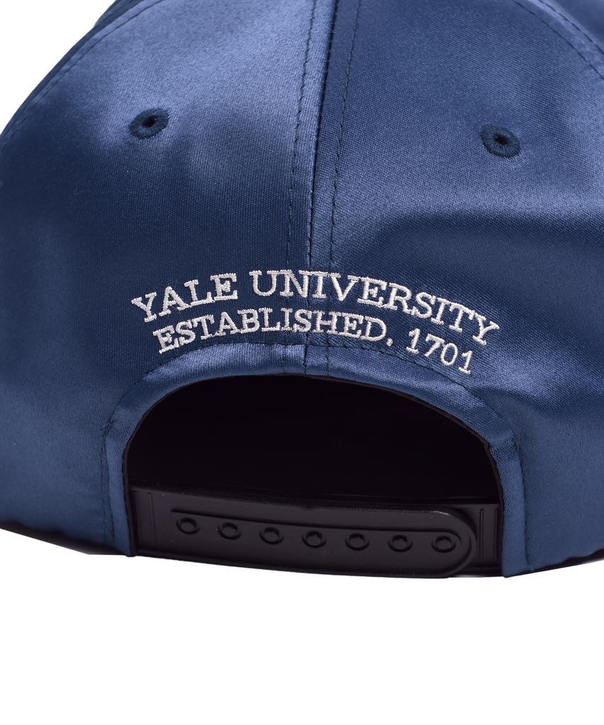 YALE 1882 Football Champions Satin Snap Cap_Blue