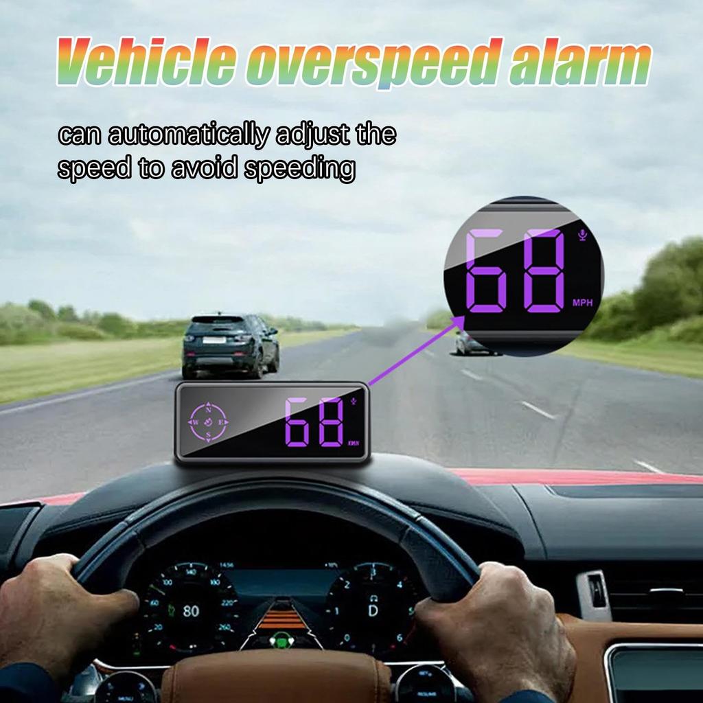 Car Speedometer, Car Digital Speedometer - HUD GPS Speedometer MPH Speedometer - Km/h Head