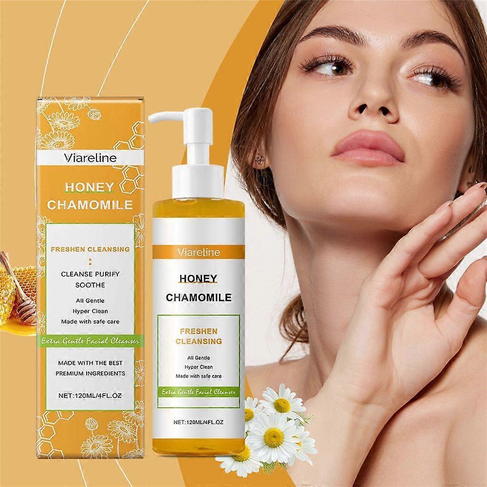 Chamomile Facial Cleanser Extra Gentle - Natural Facial Cleanser - Cleanses and Soothes - Reduces Pores and Blackheads, Deep cleaning