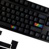 Midnight Rainbow Keycaps PBT Dye Sub for MX Hes  Mechanical Keyboard 142 Keys Fits 61 63 64 65 67 68 80