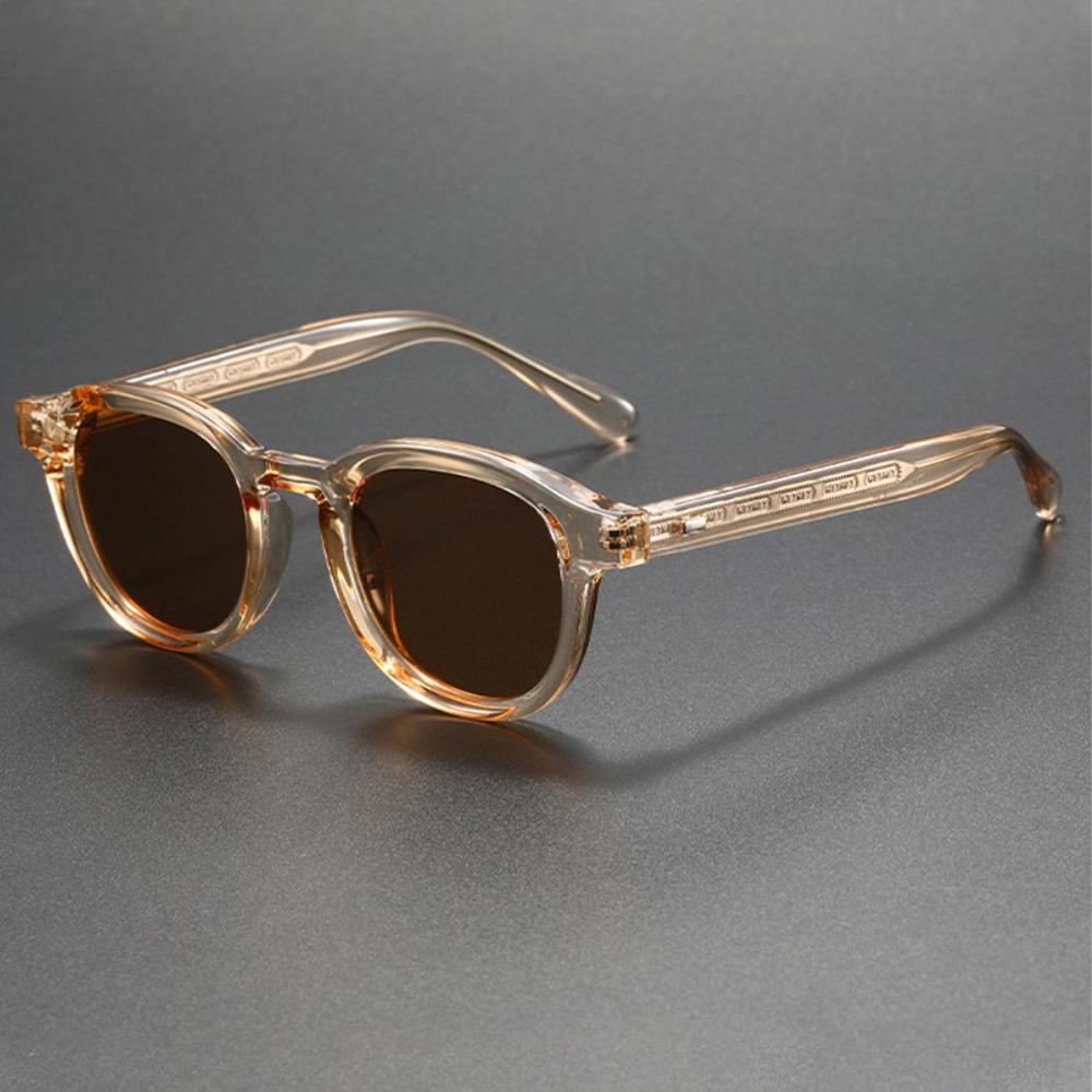 Sunglasses Men Women Johnny Depp Lemtosh Style Sun Glasses Retro Round Acetate Frame UV400 Lens Oculos