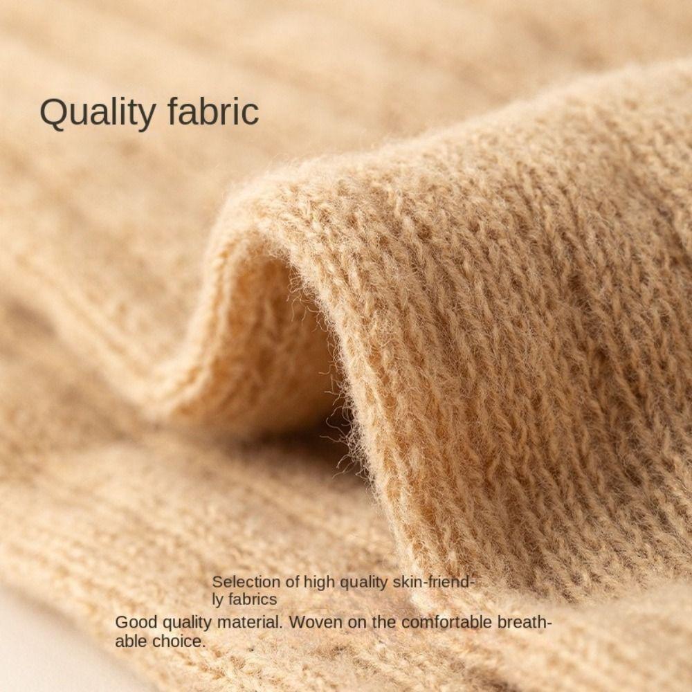 Knitting Lolitas Knitted Socks Cute Sweet Warm Foot Cover New Long Stockings  Autumn Winter