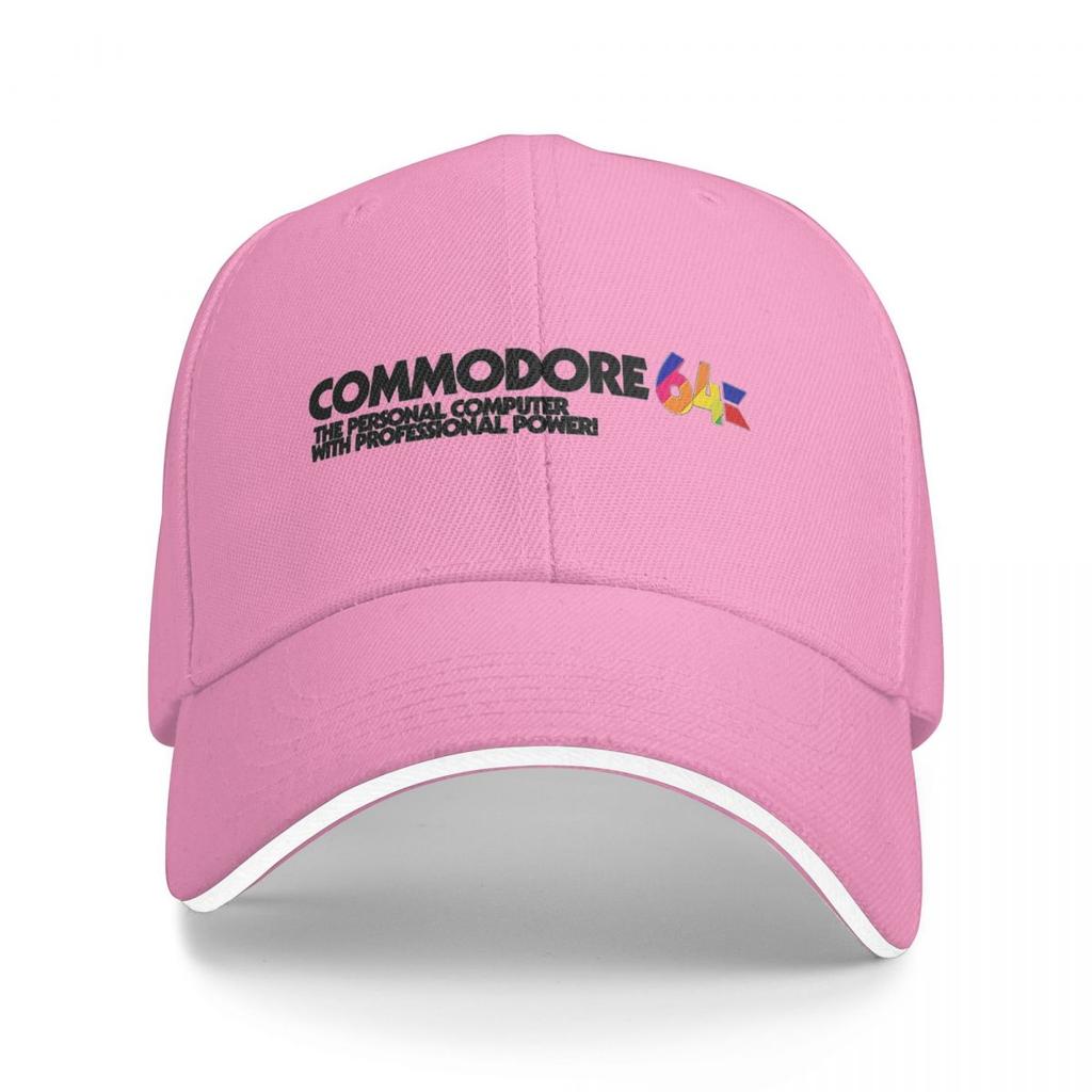 Commodore 64 Logo Baseballkappen Snapback Baseballmützen Atmungsaktiv Lässig Kappe Outdoor für Männer und Frauen