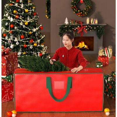 Christmas Tree Storage Bag Waterproof Moisture-proof Durable Christmas Tree Dustproof Zipper Bag Handbag