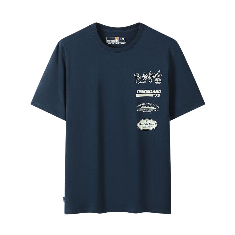 Timberland Outdoor Hiking Cotton Crew Neck Breathable Short Sleeve T-Shirt Men tops A5S4T-433 S