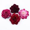 50PCS 10CM Big Roses Artificial Flower Home Decoration Christmas Wreaths Wedding Bridal Accessories Clearance Headwear Brooch