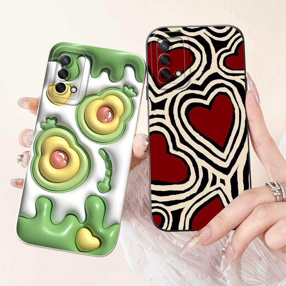 For Oppo A74 4G Case Oppo A54 A94 Stylish Candy Painted Cover Shockproof Phone Cases For Oppo A94 A 54 74 OppoA54 OppoA74 Bumper