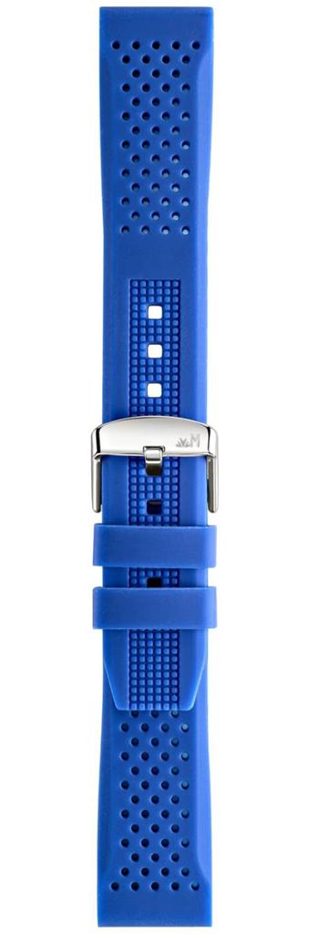 MORELLATO Silicone Watch Strap, Fully Waterproof, SILE Series, 22mm, Blue, with Replacement Tool [Official Import] X4983187065022
